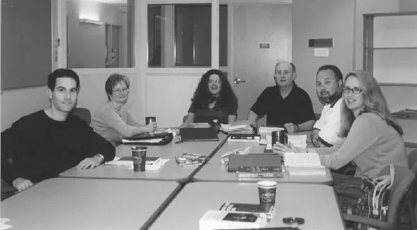 A black and white photo of a group of students