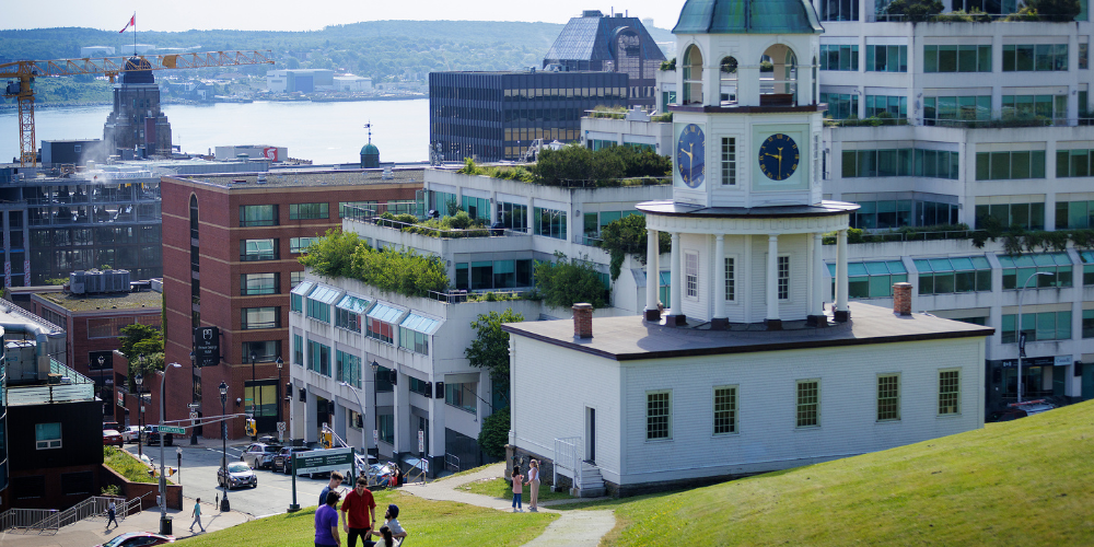 A view of Halifax from citadel hill