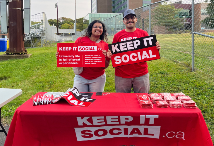 Volunteers supporting Keep It Social